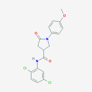 N-(2,5-dichlorophenyl)-1-(4-methoxyphenyl)-5-oxopyrrolidine-3-carboxamide