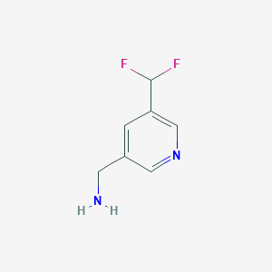 (5-(Difluoromethyl)pyridin-3-yl)methanamine