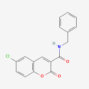 N-benzyl-6-chloro-2-oxo-2H-chromene-3-carboxamide