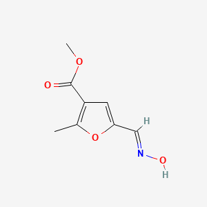 molecular formula C8H9NO4 B2795665 Methyl 5-[(hydroxyimino)methyl]-2-methylfuran-3-carboxylate CAS No. 1000932-97-7