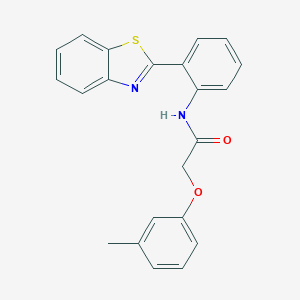 N-[2-(1,3-benzothiazol-2-yl)phenyl]-2-(3-methylphenoxy)acetamide