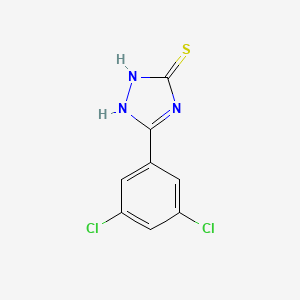 molecular formula C8H5Cl2N3S B2795684 3-(3,5-二氯苯基)-1H-1,2,4-三唑-5-硫醇 CAS No. 261511-12-0
