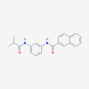 N-[3-(isobutyrylamino)phenyl]-2-naphthamide