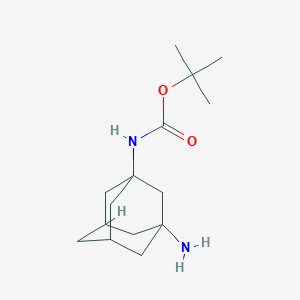 molecular formula C15H26N2O2 B2795722 Tert-butyl N-(3-amino-1-adamantyl)carbamate CAS No. 372963-43-4