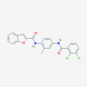 N-{4-[(2,3-dichlorobenzoyl)amino]-2-methylphenyl}-1-benzofuran-2-carboxamide