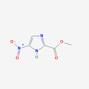molecular formula C5H5N3O4 B2795774 甲基-5-硝基-1H-咪唑-2-羧酸酯 CAS No. 2110793-02-5