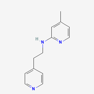 molecular formula C13H15N3 B2795780 4-Methyl-N-[2-(pyridin-4-yl)ethyl]pyridin-2-amine CAS No. 865075-87-2
