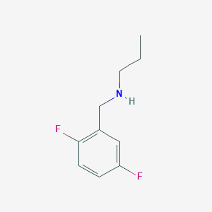 molecular formula C10H13F2N B2795793 [(2,5-二氟苯基)甲基](丙基)胺 CAS No. 1094641-70-9
