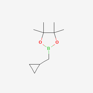 molecular formula C10H19BO2 B2795797 2-(环丙基甲基)-4,4,5,5-四甲基-1,3,2-二氧杂硼杂环戊烷 CAS No. 1344115-77-0