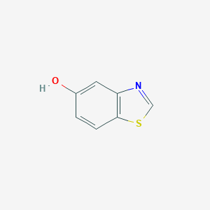 molecular formula C7H5NOS B027958 苯并[d]噻唑-5-醇 CAS No. 7686-41-1