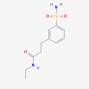 N-Ethyl-3-(3-sulfamoylphenyl)propanamide