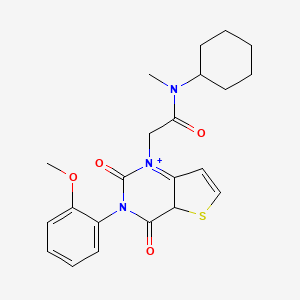 N-cyclohexyl-2-[3-(2-methoxyphenyl)-2,4-dioxo-1H,2H,3H,4H-thieno[3,2-d]pyrimidin-1-yl]-N-methylacetamide