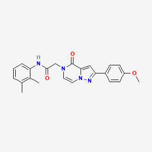 molecular formula C23H22N4O3 B2795928 N-(2,3-dimethylphenyl)-2-[2-(4-methoxyphenyl)-4-oxopyrazolo[1,5-a]pyrazin-5-yl]acetamide CAS No. 932287-65-5