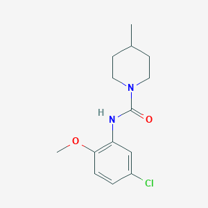 N-(5-chloro-2-methoxyphenyl)-4-methylpiperidine-1-carboxamide