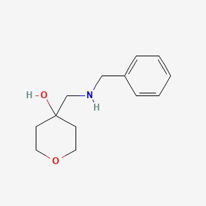 4-[(Benzylamino)methyl]oxan-4-ol