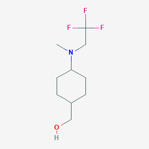 {4-[Methyl(2,2,2-trifluoroethyl)amino]cyclohexyl}methanol