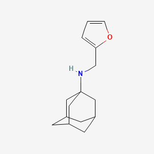 molecular formula C15H21NO B2795994 N-(furan-2-ylmethyl)adamantan-1-amine CAS No. 847222-32-6