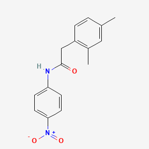 molecular formula C16H16N2O3 B2796020 2-(2,4-dimethylphenyl)-N-(4-nitrophenyl)acetamide CAS No. 941941-28-2