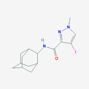 molecular formula C15H20IN3O B279603 N-(2-adamantyl)-4-iodo-1-methyl-1H-pyrazole-3-carboxamide 