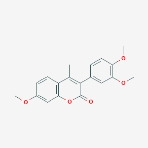 3-(3,4-Dimethoxyphenyl)-7-methoxy-4-methylchromen-2-one