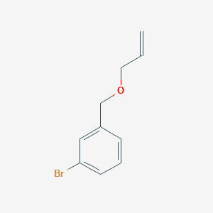 molecular formula C10H11BrO B2796037 1-((Allyloxy)methyl)-3-bromobenzene CAS No. 854616-68-5