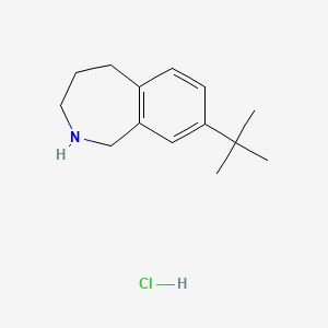 8-tert-butyl-2,3,4,5-tetrahydro-1H-2-benzazepine hydrochloride