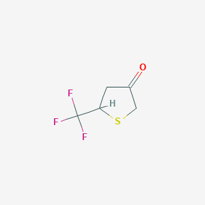 5-(Trifluoromethyl)thiolan-3-one