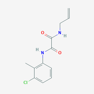 molecular formula C12H13ClN2O2 B2796101 N1-allyl-N2-(3-chloro-2-methylphenyl)oxalamide CAS No. 709627-93-0