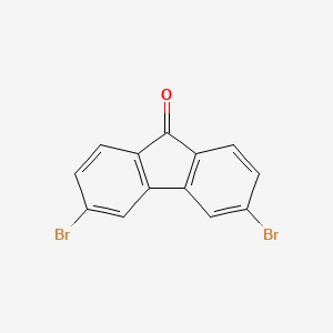 molecular formula C13H6Br2O B2796121 3,6-二溴-芴-9-酮 CAS No. 216312-73-1