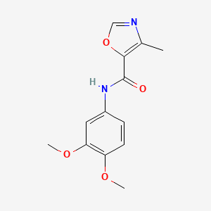N-(3,4-dimethoxyphenyl)-4-methyl-1,3-oxazole-5-carboxamide