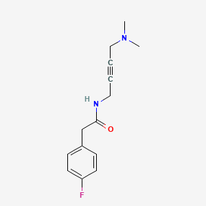 N-(4-(dimethylamino)but-2-yn-1-yl)-2-(4-fluorophenyl)acetamide