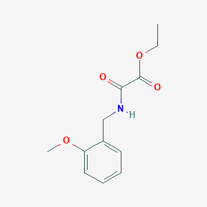 molecular formula C12H15NO4 B2796147 Ethyl [(2-methoxybenzyl)amino](oxo)acetate CAS No. 349119-40-0