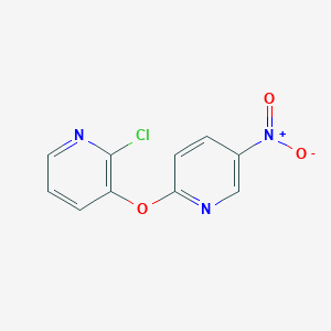 2-Chloro-3-[(5-nitro-2-pyridyl)oxy]pyridine