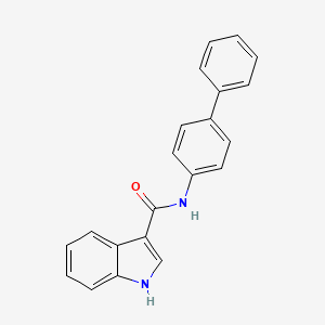 N-([1,1'-Biphenyl]-4-yl)-1H-indole-3-carboxamide
