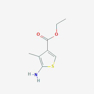 molecular formula C8H11NO2S B2796172 Ethyl 5-amino-4-methylthiophene-3-carboxylate CAS No. 1499649-62-5