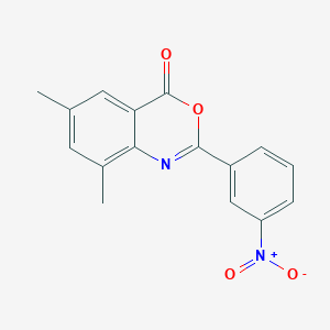 6,8-dimethyl-2-(3-nitrophenyl)-4H-3,1-benzoxazin-4-one