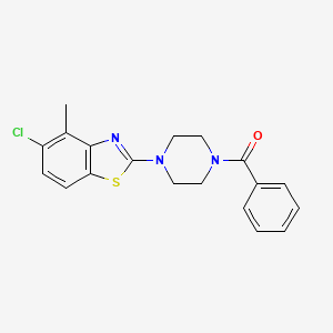 (4-(5-Chloro-4-methylbenzo[d]thiazol-2-yl)piperazin-1-yl)(phenyl)methanone