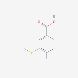 4-Fluoro-3-(methylsulfanyl)benzoic acid