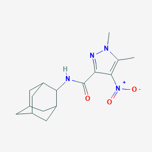 N-(2-adamantyl)-4-nitro-1,5-dimethyl-1H-pyrazole-3-carboxamide
