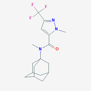 N-(1-adamantyl)-N,1-dimethyl-3-(trifluoromethyl)-1H-pyrazole-5-carboxamide
