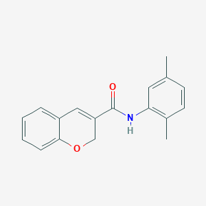 molecular formula C18H17NO2 B2796271 N-(2,5-dimethylphenyl)-2H-chromene-3-carboxamide CAS No. 887345-66-6