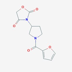 3-(1-(Furan-2-carbonyl)pyrrolidin-3-yl)oxazolidine-2,4-dione