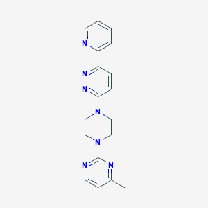 3-[4-(4-Methylpyrimidin-2-yl)piperazin-1-yl]-6-pyridin-2-ylpyridazine