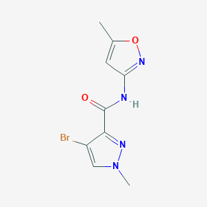 4-bromo-1-methyl-N-(5-methyl-3-isoxazolyl)-1H-pyrazole-3-carboxamide