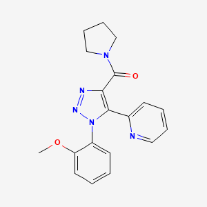 2-[1-(2-methoxyphenyl)-4-(pyrrolidin-1-ylcarbonyl)-1H-1,2,3-triazol-5-yl]pyridine