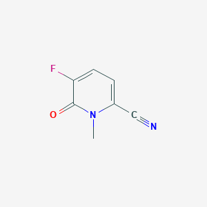 5-Fluoro-1-methyl-6-oxo-1,6-dihydropyridine-2-carbonitrile