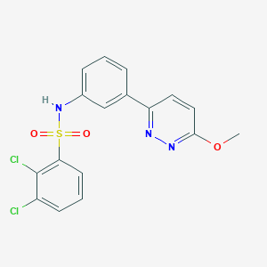 2,3-dichloro-N-(3-(6-methoxypyridazin-3-yl)phenyl)benzenesulfonamide