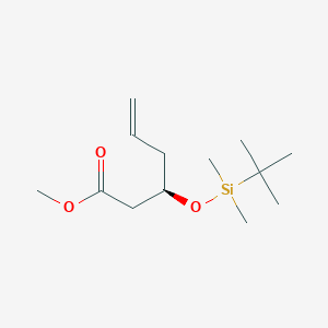 molecular formula C13H26O3Si B2796320 (R)-Methyl 3-((tert-butyldimethylsilyl)oxy)hex-5-enoate CAS No. 121980-44-7