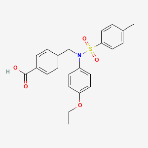 4-(((4-Ethoxyphenyl)[(4-methylphenyl)sulfonyl]amino)methyl)benzoic acid
