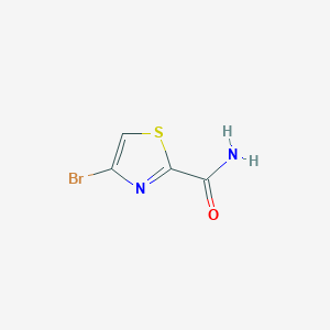 molecular formula C4H3BrN2OS B2796361 4-Bromothiazole-2-carboxamide CAS No. 912639-91-9